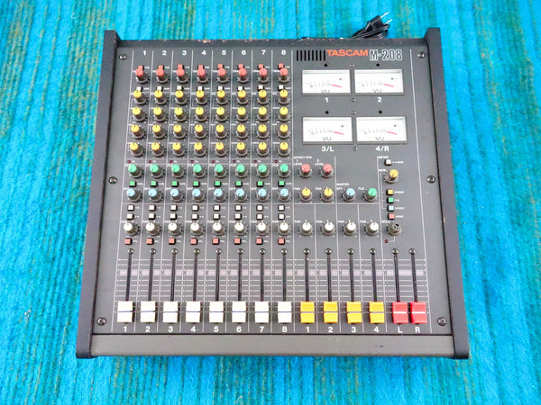 Tascam M-208 8 Channel Mixer - Serviced - 80's Analog - J078