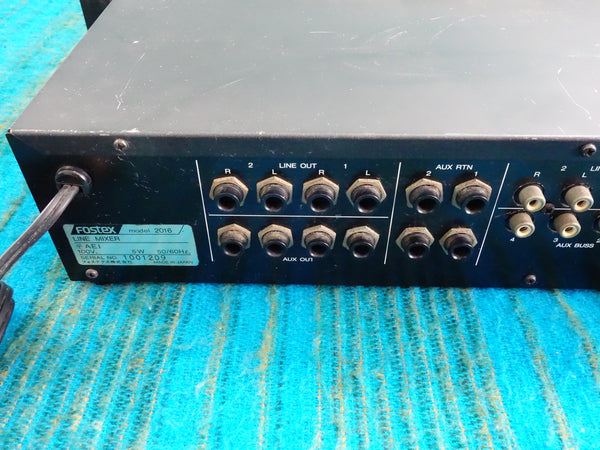 Fostex Model 2016 Line Mixer - 80's Stereo Mixer - J090