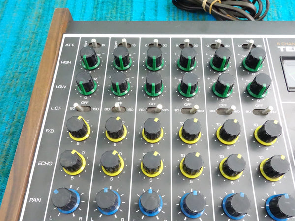 Teisco (Kawai) MX-650 6-Channel Mixer - 80's Analog - Serviced - J091
