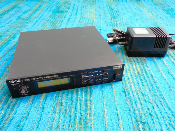 Boss SE-50 Stereo Effects Processor - New Internal Battery, w/ Power Supply - J092