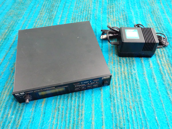 Boss SE-50 Stereo Effects Processor - New Internal Battery, w/ Power Supply - J092