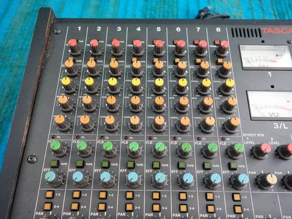 Tascam M-208 8 Channel Mixer - Serviced / Power Board Recapped - J095