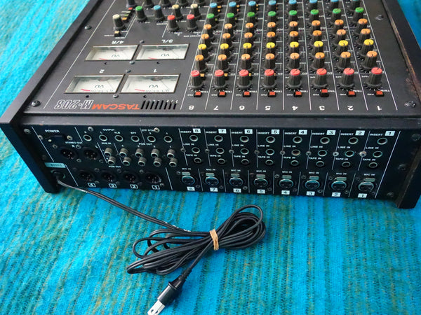 Tascam M-208 8 Channel Mixer - Serviced / Power Board Recapped - J095