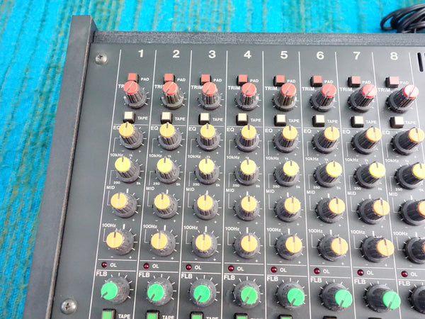 Tascam M-208 8 Channel Mixer - Serviced / Recapped / New Faders - J098