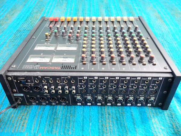Tascam M-208 8 Channel Mixer - Serviced / Recapped / New Faders - J098