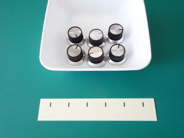 Roland Space Echo Knob Stickers Set (6 pcs) - Original Brand New - K009