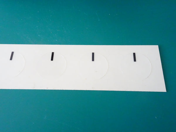 Roland Space Echo Knob Stickers Set (6 pcs) - Original Brand New - K009