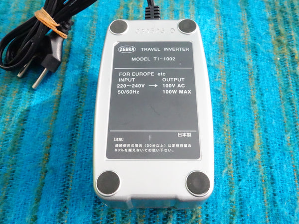 Kashimura TI-1002 Step Down Transformer 220-240V to 100V - 100w max - K007