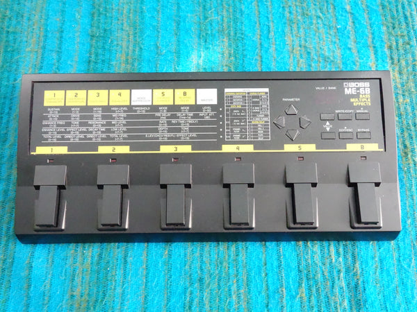 BOSS ME-6B Bass Multiple Effects w/ Adapter - 90's Pedal - K012