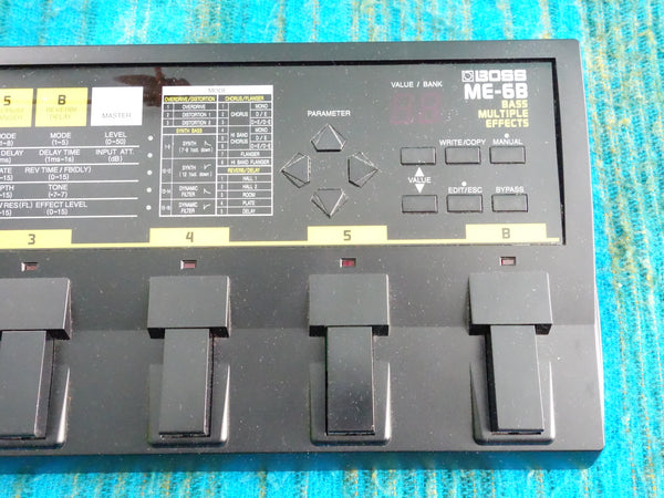BOSS ME-6B Bass Multiple Effects w/ Adapter - 90's Pedal - K012