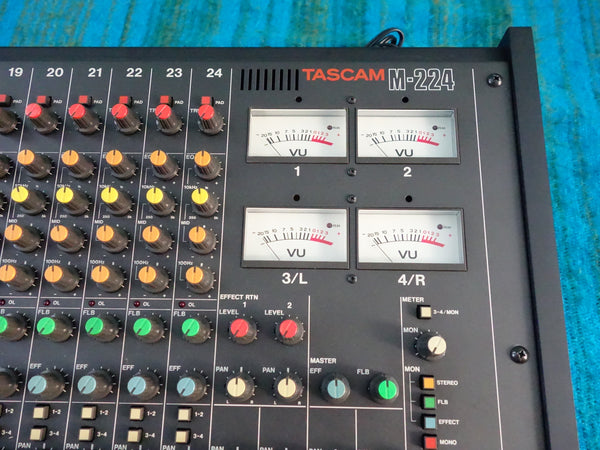 Tascam M-224 24 Channel Mixer - Serviced - 80's Analog - K014