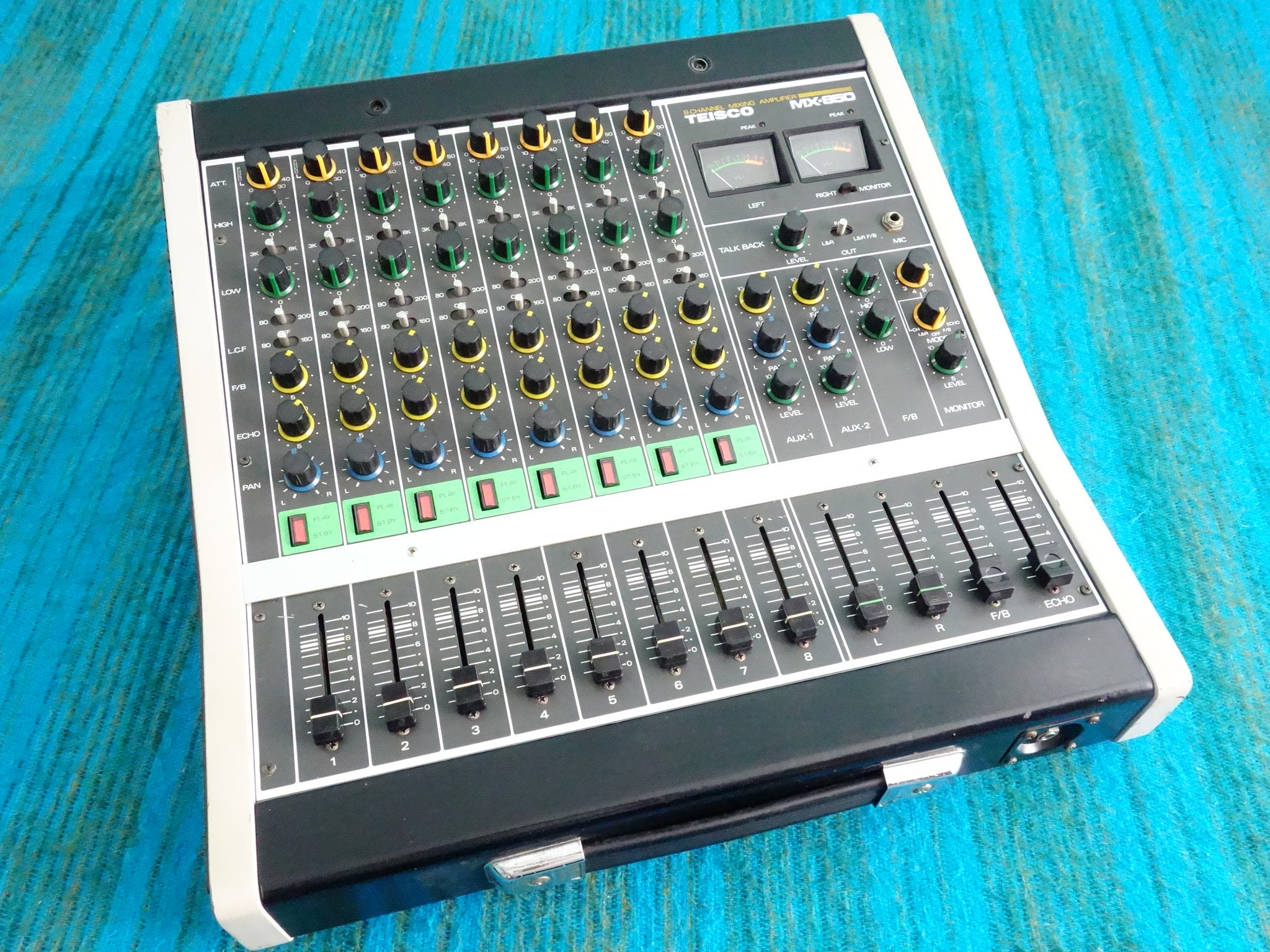 Teisco (Kawai) MX-850 8 Channel Mixer - 80's Analog - Serviced