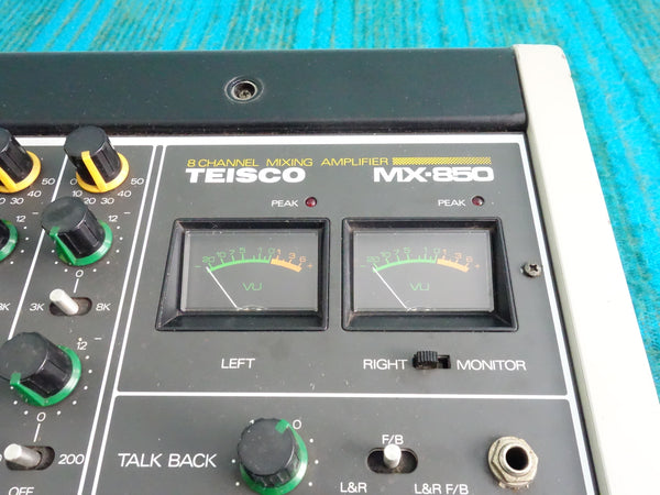 Teisco (Kawai) MX-850 8 Channel Mixer - 80's Analog - Serviced - K017