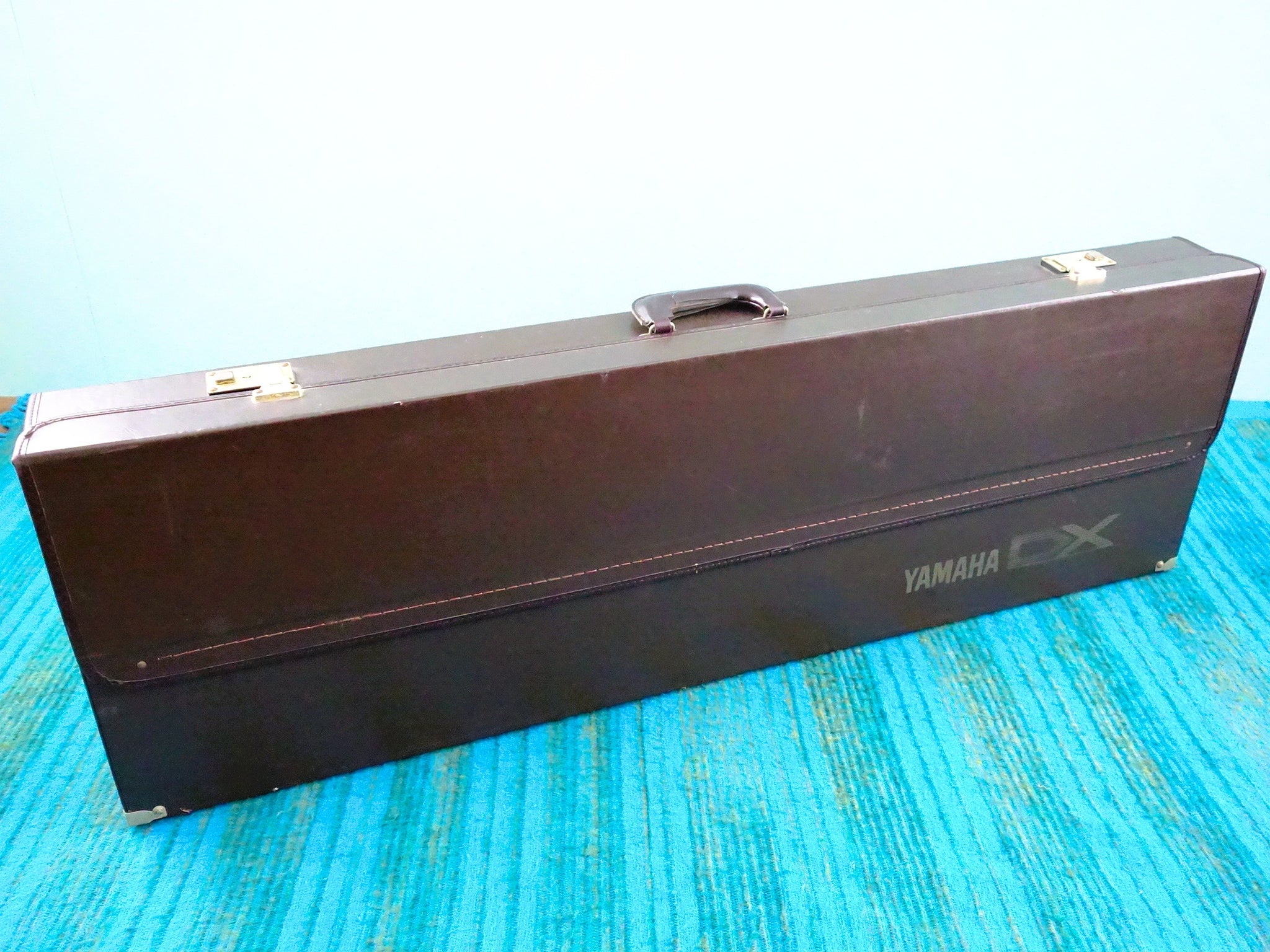 Yamaha DX7 Original Brown Leather Hard Case - K018 – SUBTOKYOSHOP