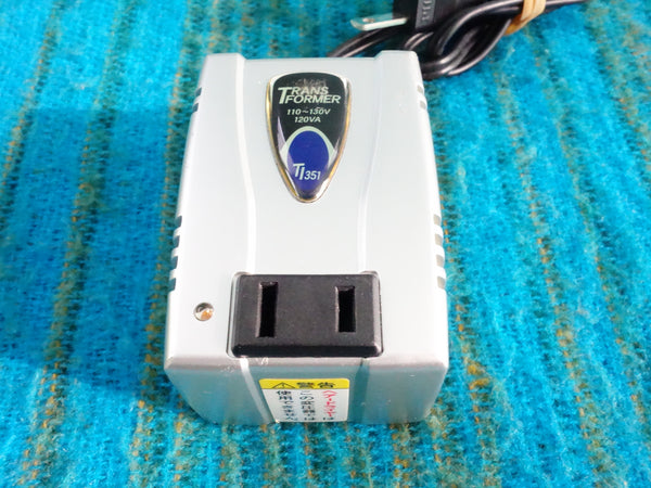 Kashimura TI-351 Step Down Transformer 110-130V to 100V 120w max - K021