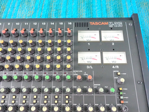 Tascam M-216 16 Channel Mixer - Serviced - 80's Analog - K041