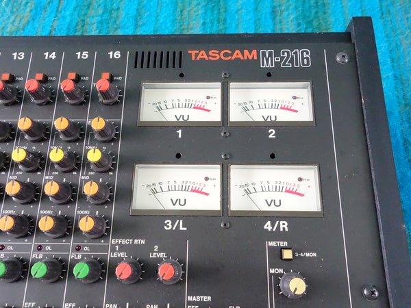 Tascam M-216 16 Channel Mixer - Serviced - 80's Analog - K041