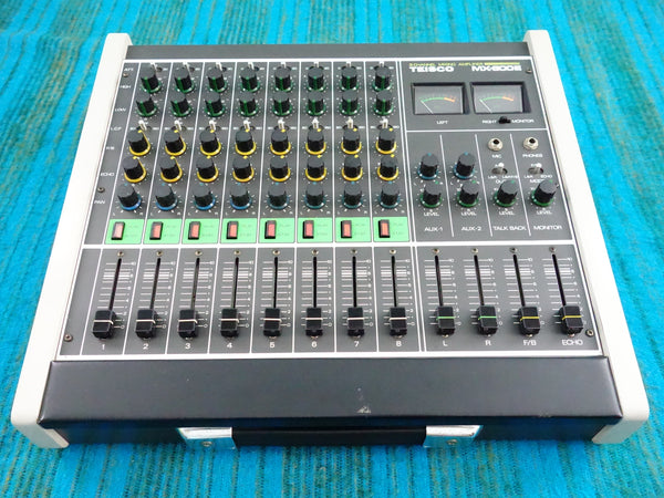 Teisco (Kawai) MX-800E 8-Channel Mixer - 80's Analog - Serviced - K040