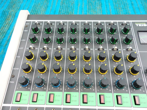 Teisco (Kawai) MX-800E 8-Channel Mixer - 80's Analog - Serviced - K040