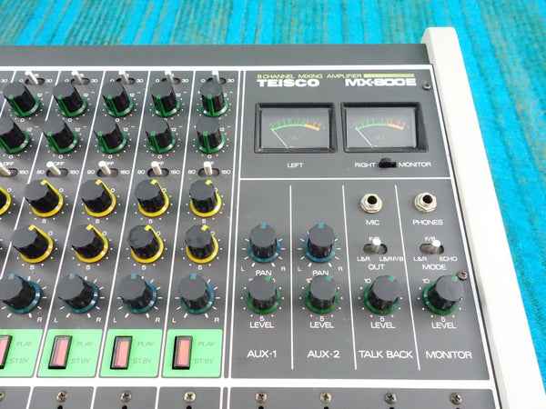 Teisco (Kawai) MX-800E 8-Channel Mixer - 80's Analog - Serviced - K040
