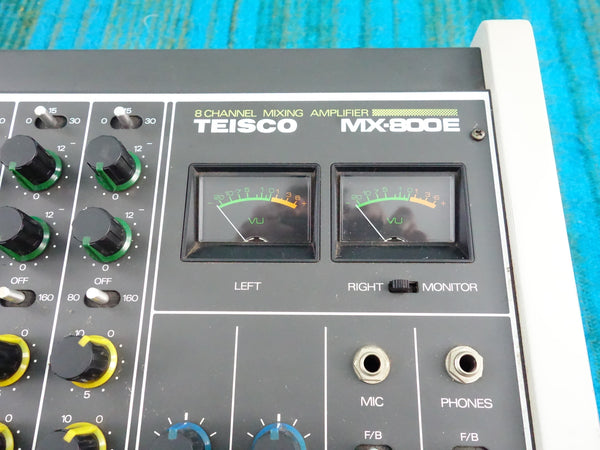 Teisco (Kawai) MX-800E 8-Channel Mixer - 80's Analog - Serviced - K040