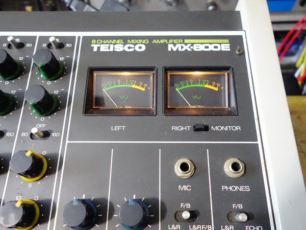Teisco (Kawai) MX-800E 8-Channel Mixer - 80's Analog - Serviced - K040