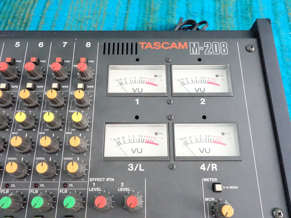 Tascam M-208 8 Channel Mixer - Serviced / Recapped - K043