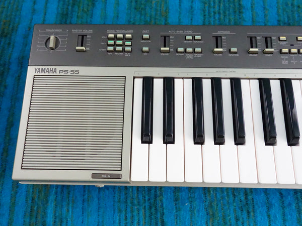 Yamaha PS-55 PortaSound Synthesizer - w/ Original Case, Adapter - K042