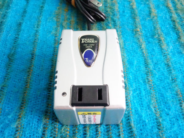 Kashimura TI-351 Step Down Transformer 110-130V to 100V 120w max - K049