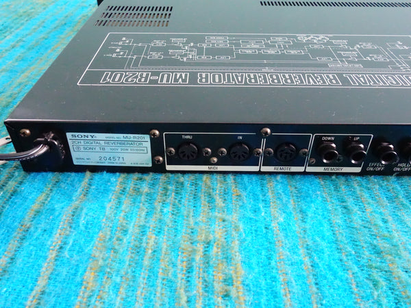 Sony MU-R201 2ch Digital Reverberator - Serviced - K055
