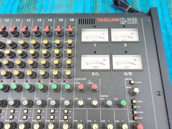 Tascam M-216 16 Channel Mixer - Serviced - 80's Analog - K058