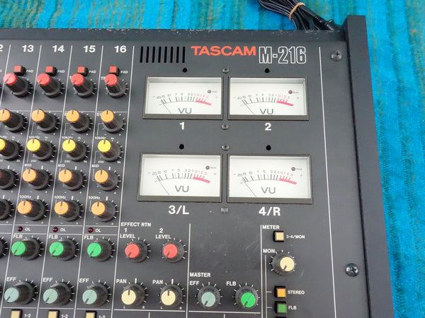 Tascam M-216 16 Channel Mixer - Serviced - 80's Analog - K058