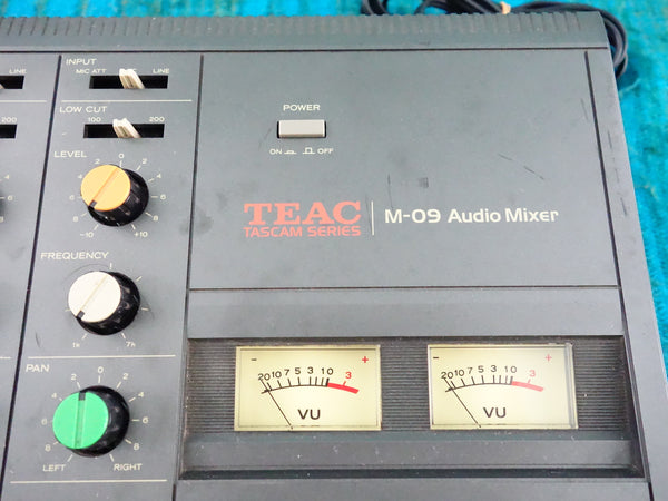 Teac Tascam Series M-09 Audio Mixer - 4 Stereo / 8 Channel - 80's Analog - K060