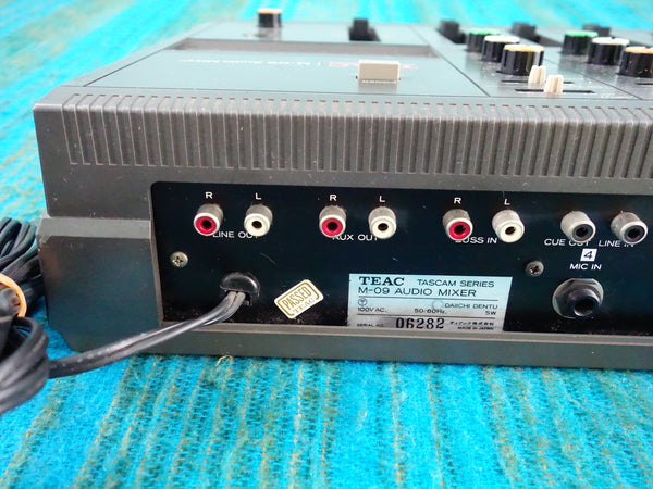 Teac Tascam Series M-09 Audio Mixer - 4 Stereo / 8 Channel - 80's Analog - K060