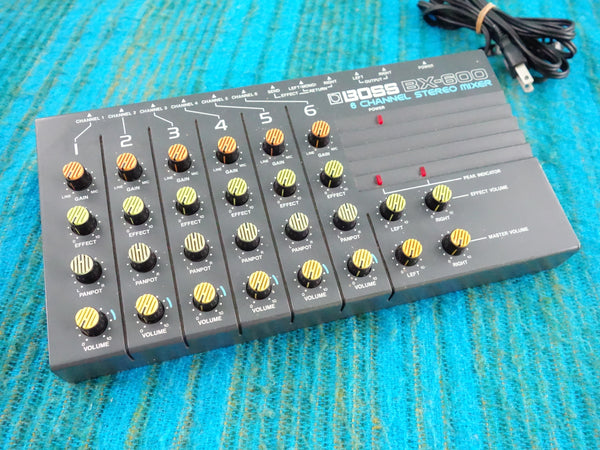 Boss BX-600 6 Channel Stereo Mixer - 80's Analog - K059