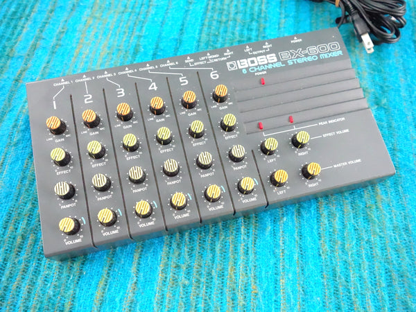 Boss BX-600 6 Channel Stereo Mixer - 80's Analog - K059