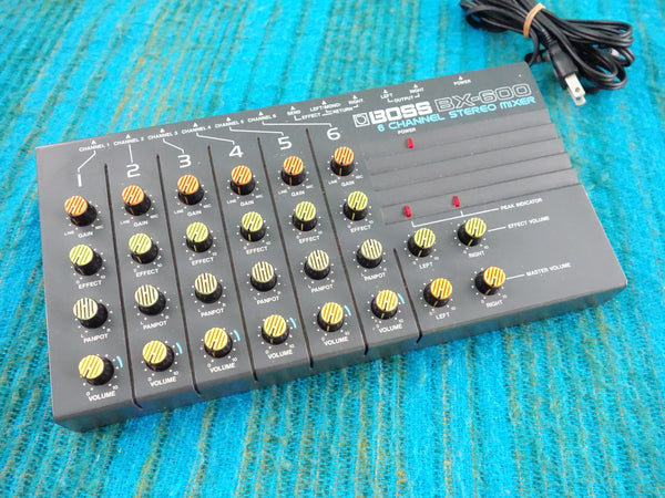 Boss BX-600 6 Channel Stereo Mixer - 80's Analog - K059