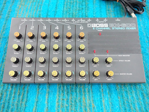 Boss BX-600 6 Channel Stereo Mixer - 80's Analog - K059