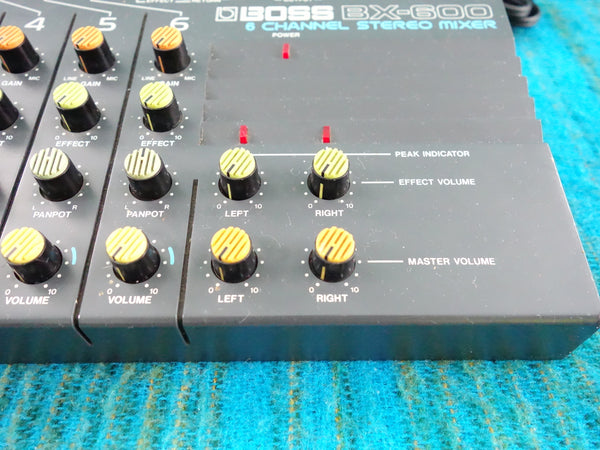 Boss BX-600 6 Channel Stereo Mixer - 80's Analog - K059