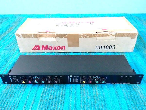 Maxon (Ibanez) DD1000 Dual Digital Delay w/ Original Box - 80's Vintage - K069