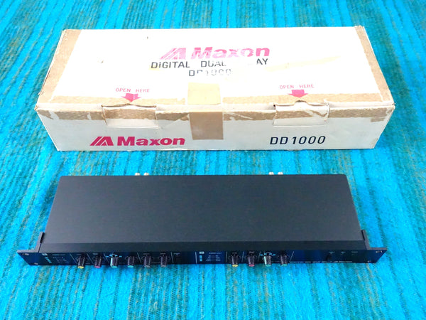 Maxon (Ibanez) DD1000 Dual Digital Delay w/ Original Box - 80's Vintage - K069