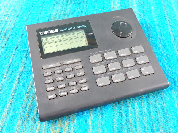 Boss DR-550 Dr. Rhythm - 90's Drum Machine w/ AC Adapter - K068