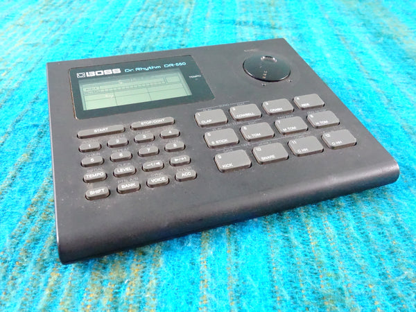 Boss DR-550 Dr. Rhythm - 90's Drum Machine w/ AC Adapter - K068