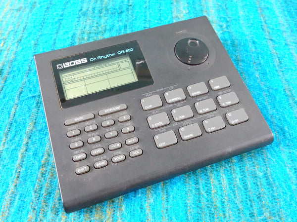 Boss DR-550 Dr. Rhythm - 90's Drum Machine w/ AC Adapter - K068