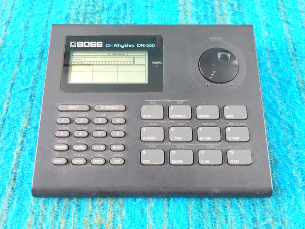 Boss DR-550 Dr. Rhythm - 90's Drum Machine w/ AC Adapter - K068