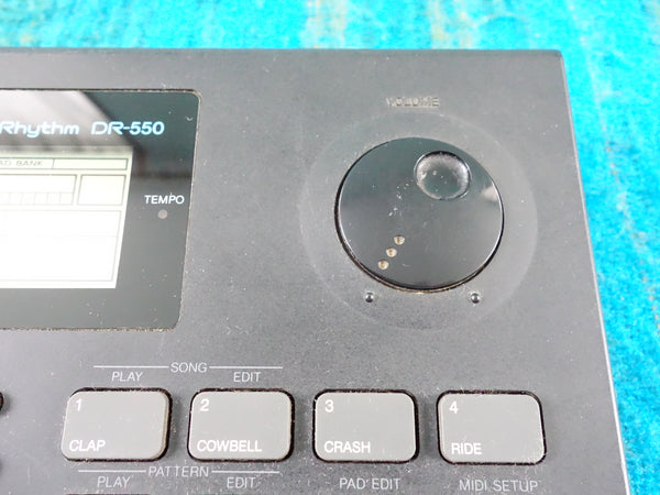 Boss DR-550 Dr. Rhythm - 90's Drum Machine w/ AC Adapter - K068
