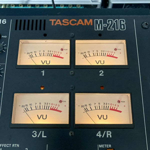 Tascam M-216 16 Channel Mixer w/ Flight Case - Serviced - J059