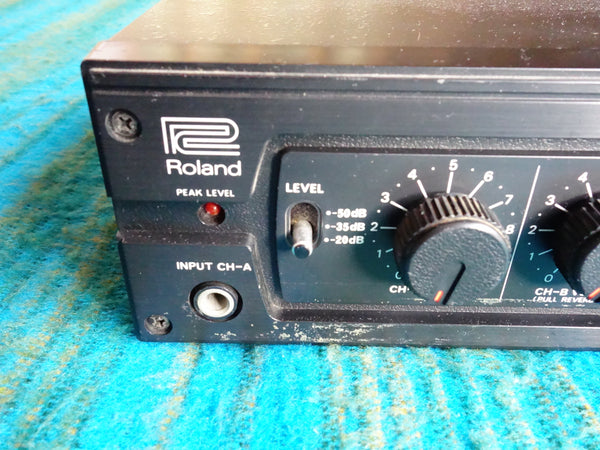 Roland RV-100 Reverb Add - 80's Spring Reverb - Power Board Recapped - F302