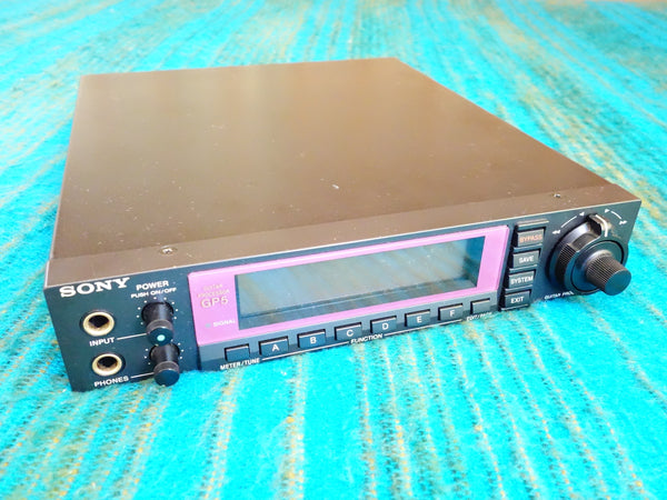 Sony HR-GP5 Guitar Processor / New Internal Battery, Factory Sounds Initialized  - G06