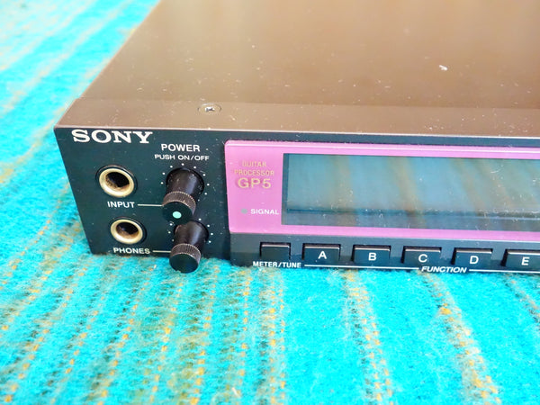 Sony HR-GP5 Guitar Processor / New Internal Battery, Factory Sounds Initialized  - G06